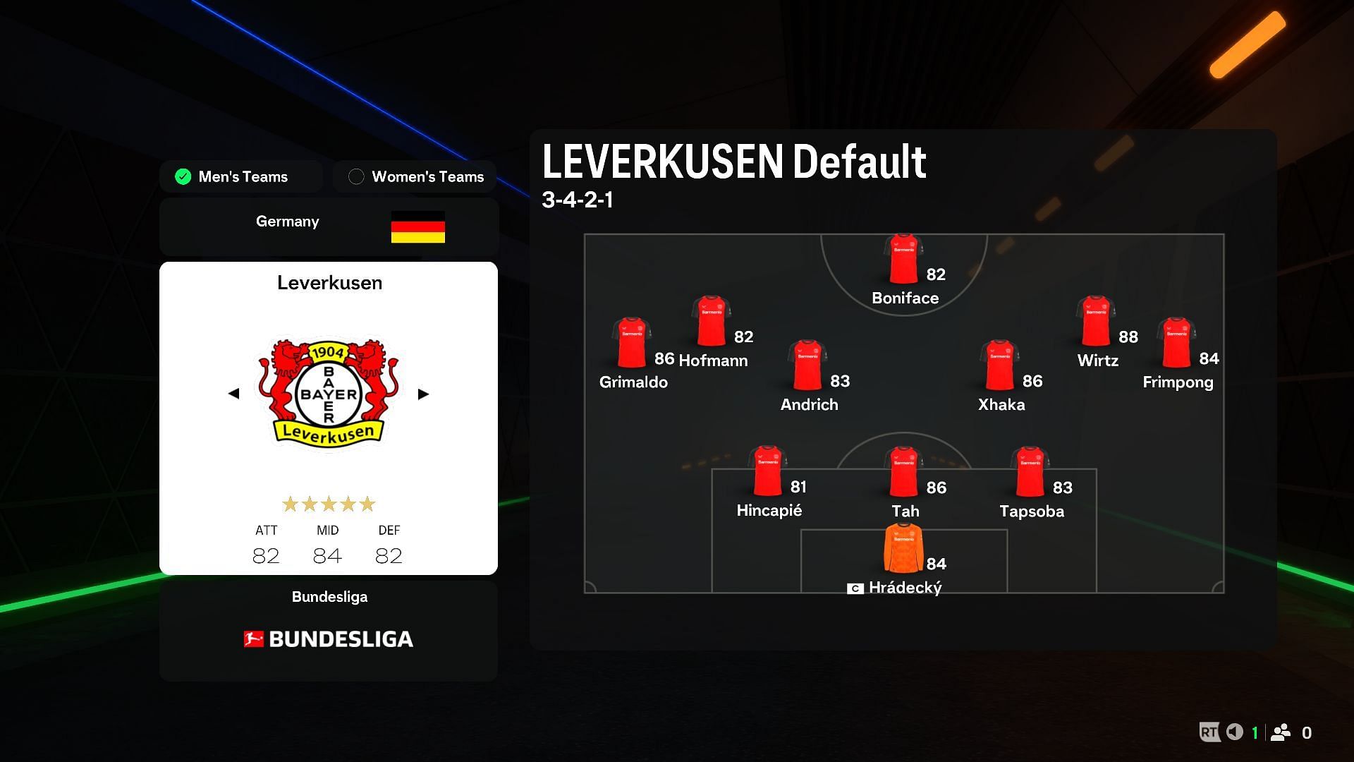 Bayer 04 Leverkusen (Image via EA)