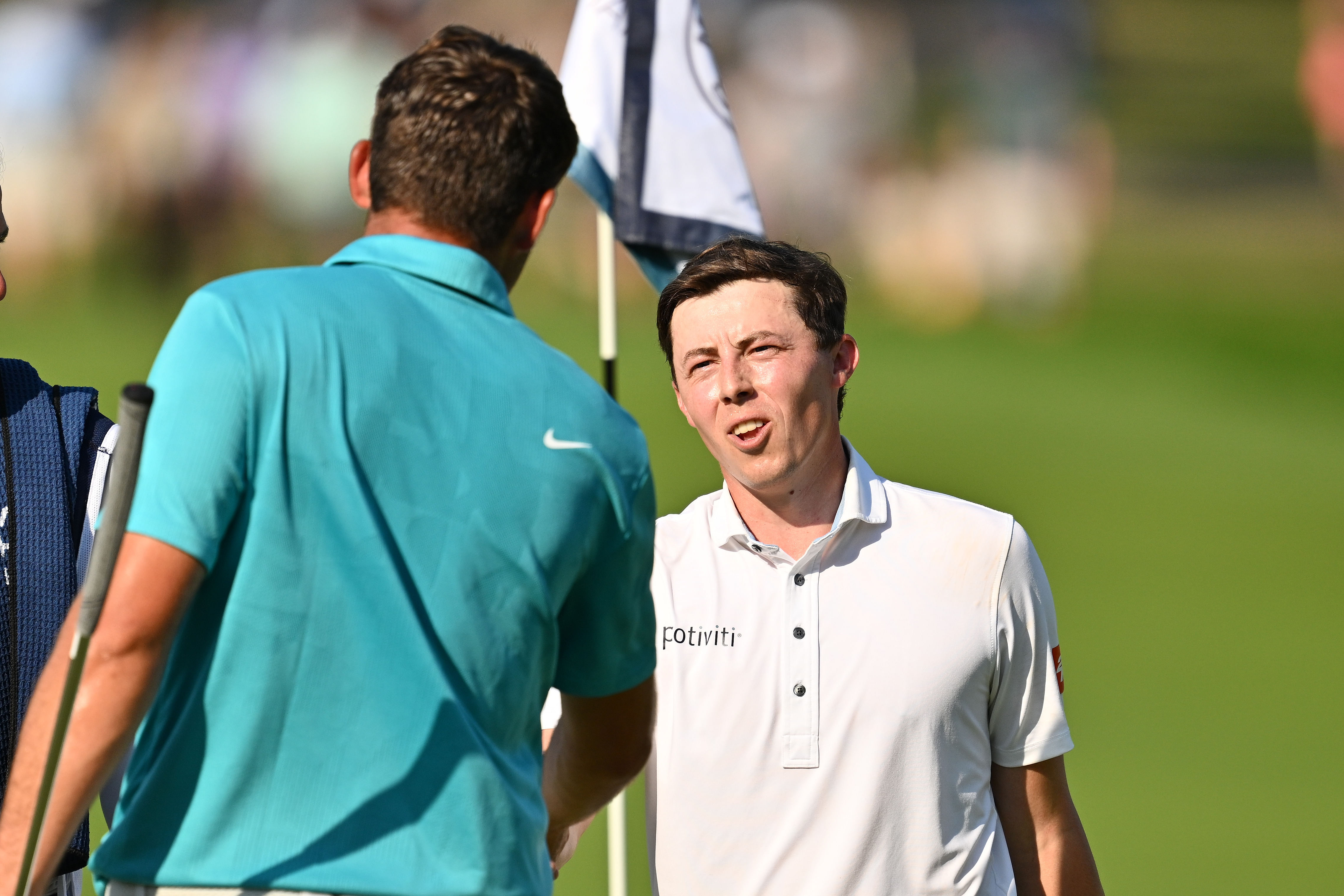 Matt Fitzpatrick and Scottie Scheffler at the BMW Championship - Final Round (Source: Imagn)