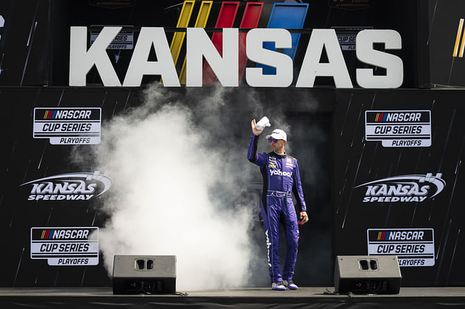 "I’ve adapted to that type of style": Denny Hamlin on what makes him exceptional at Kansas