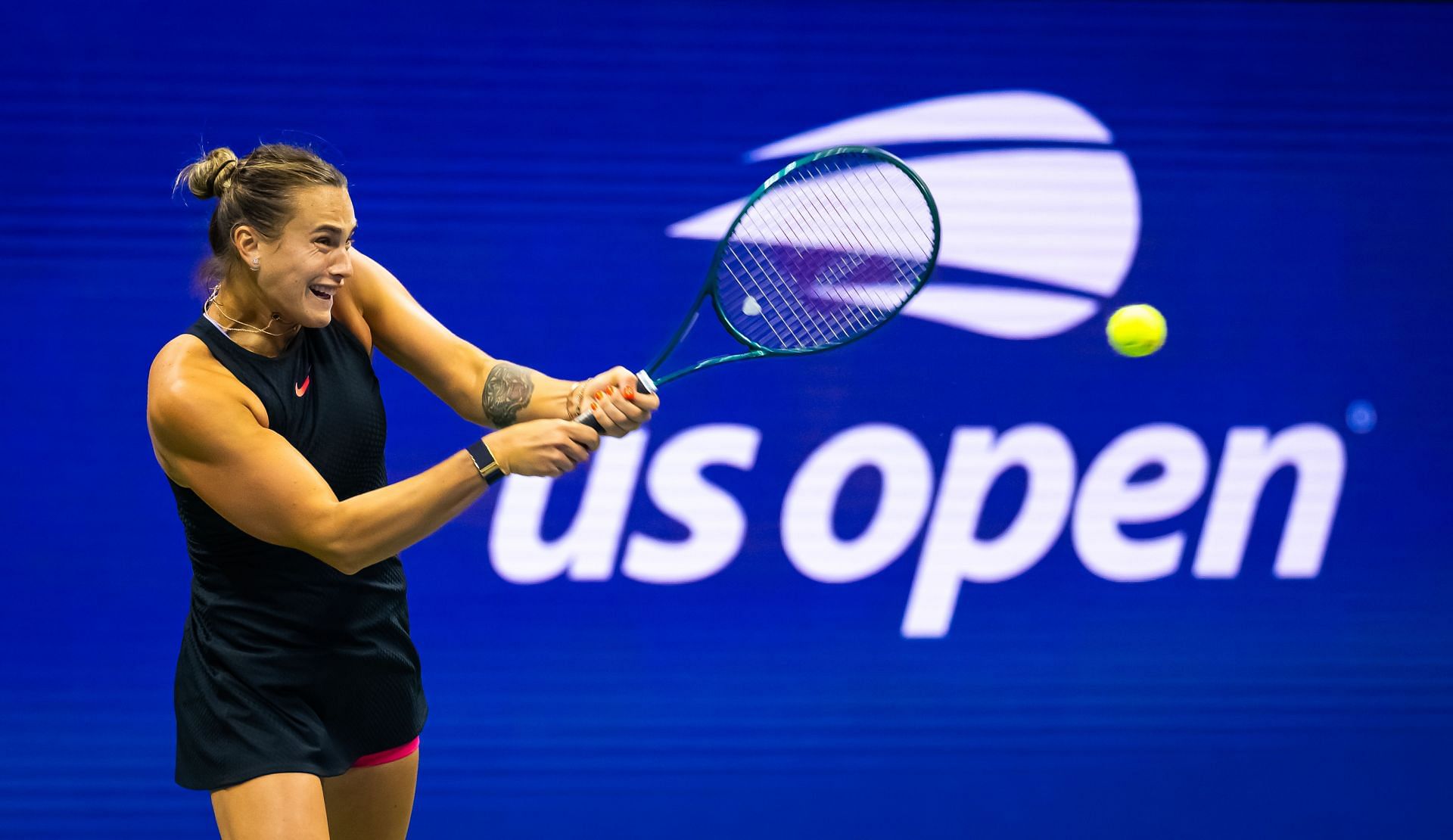 Aryna Sabalenka at the 2024 US Open (Getty)