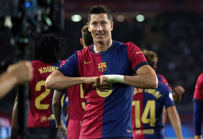 Barcelona1-0 Getafe: Blaugrana player ratings as Barca win seven La Liga games on the bounce thanks to Lewandowski's strike