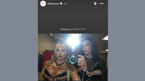 @tiffanywwe's Instagram story