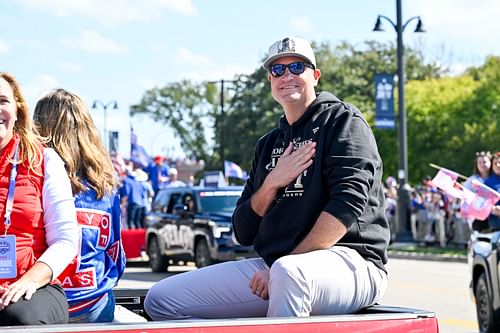 Chris Young will remain with the Rangers for the foreseeable future (Imagn)