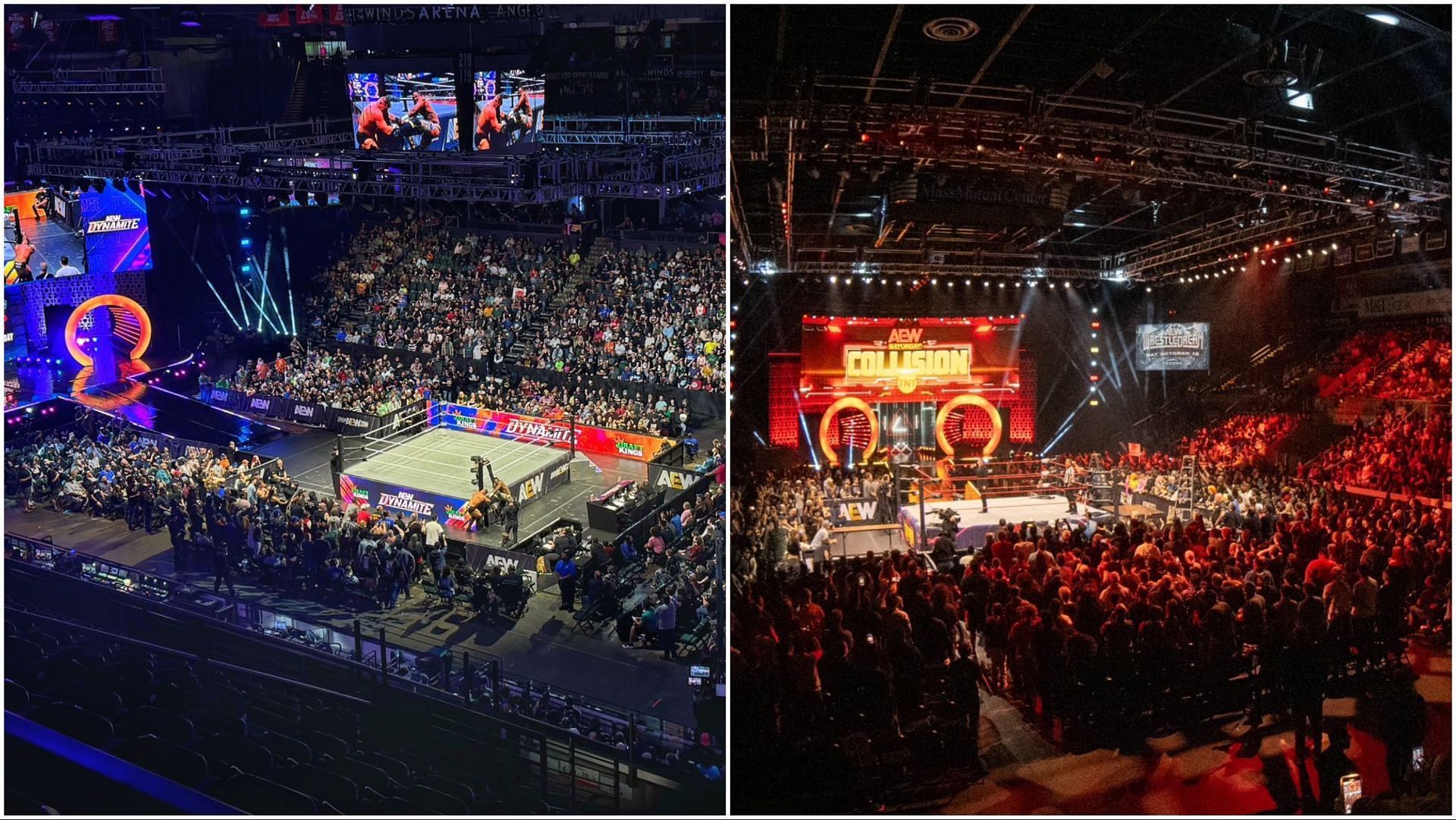 AEW fans attend Dynamite and Collision