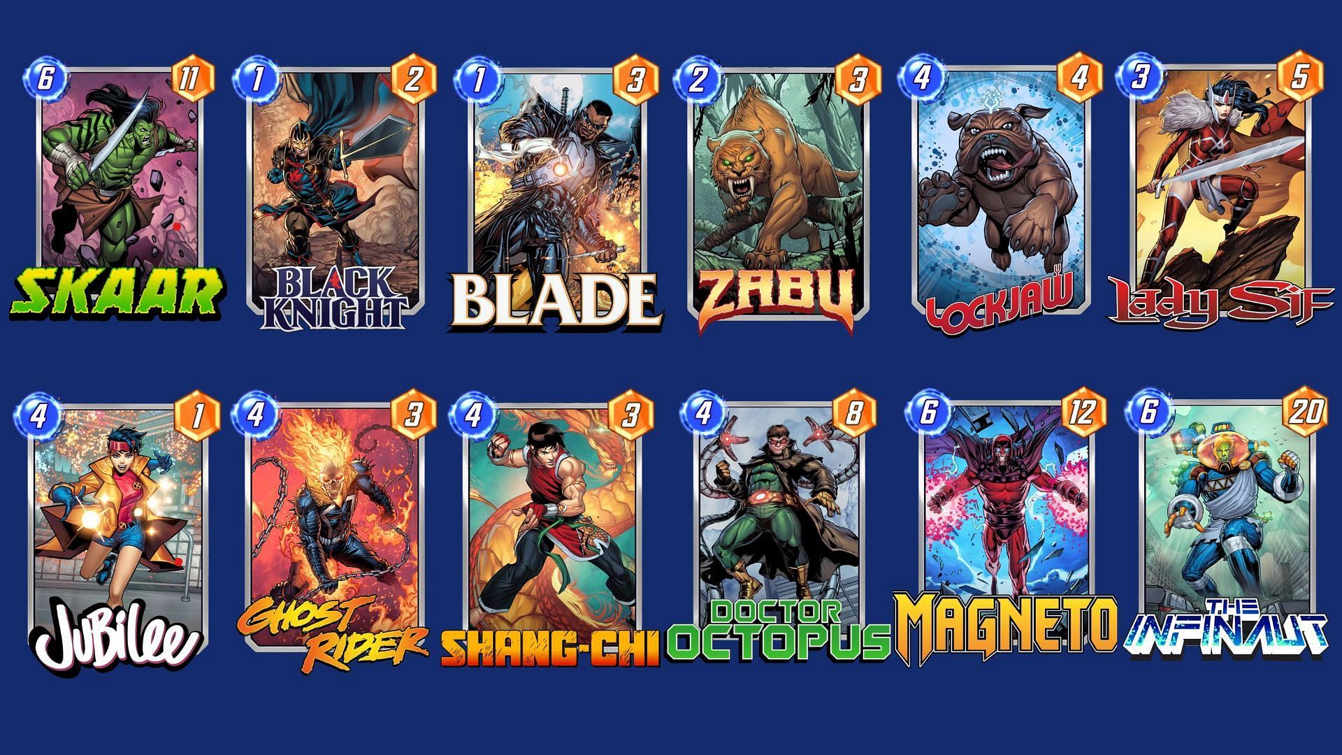 The Infinite Assault Deck in Marvel Snap (Image via Nuverse)