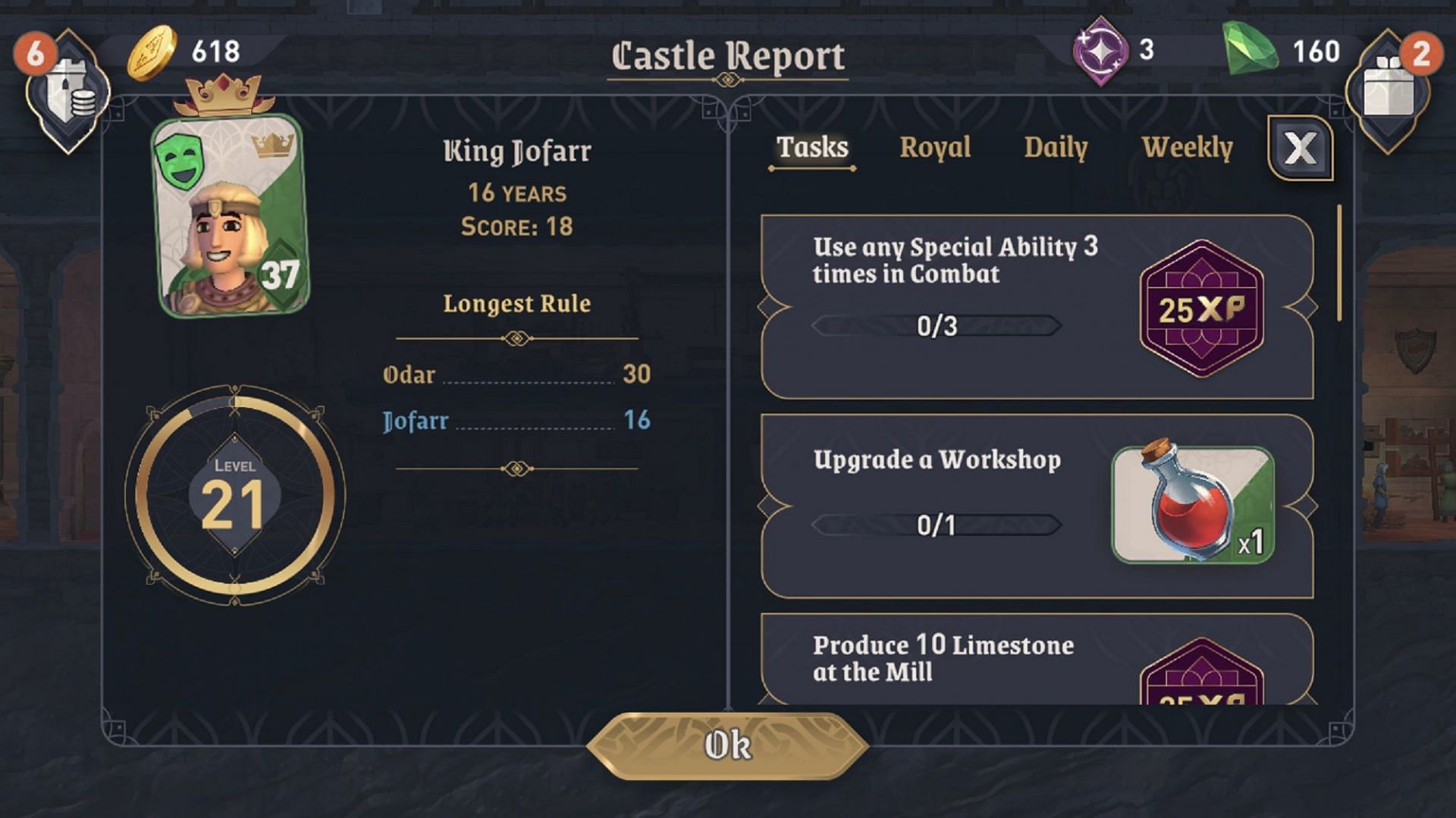 Leveling up in the game is a crucial point in the beginner&#039;s guide to The Elder Scrolls Castles. (Image via Bethesda Softworks)