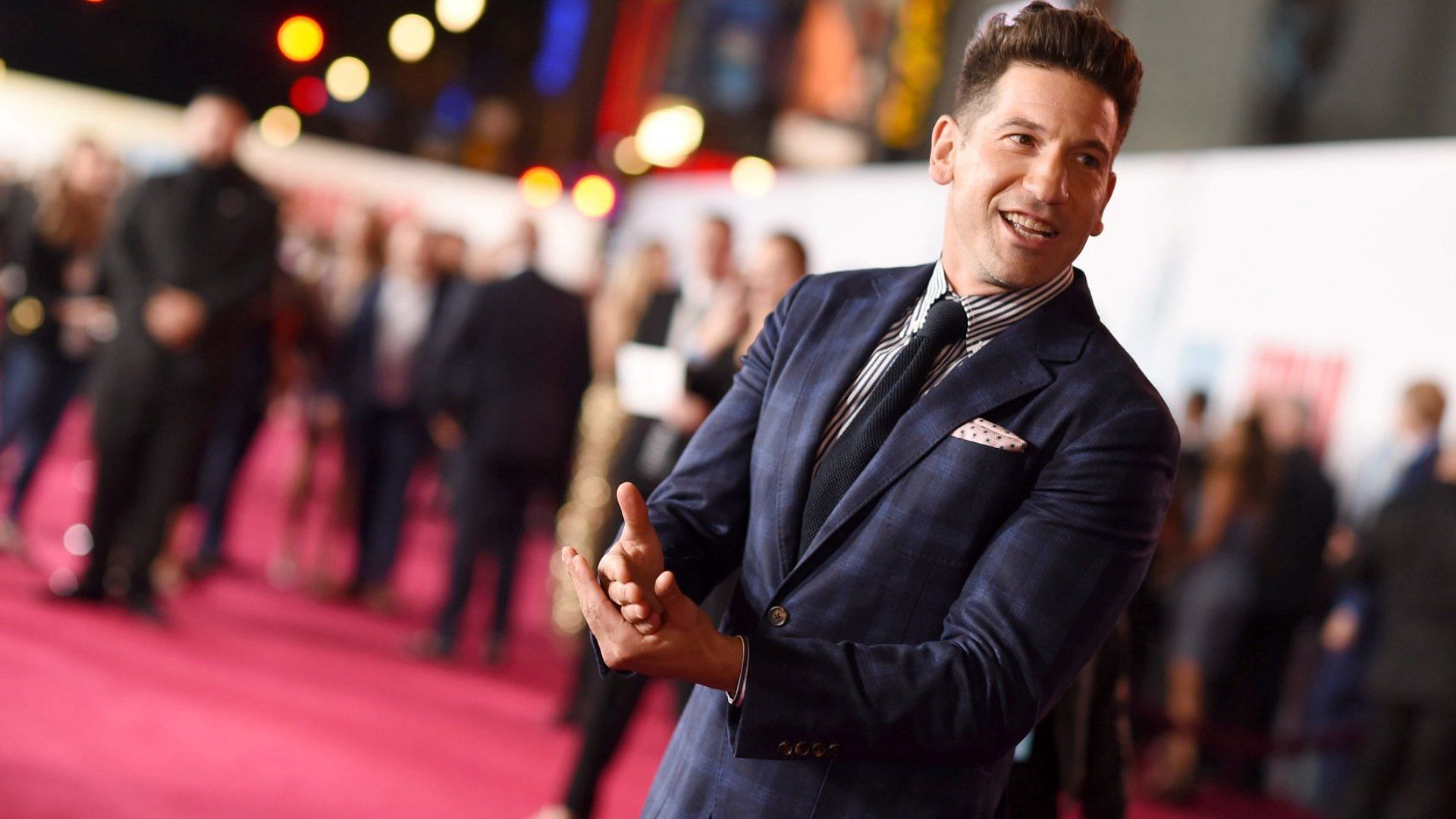 Jon Bernthal seen at the premiere of Ford v Ferrari (Image via Facebook/@Ford v Ferrari)