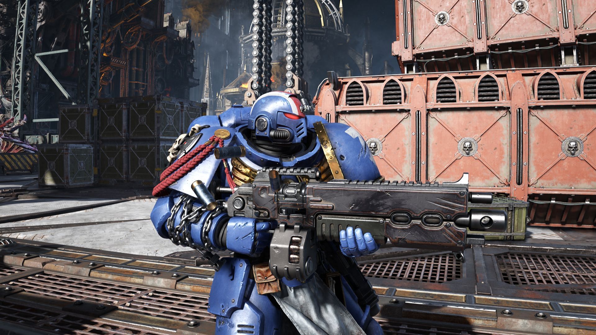 Heavy Bolt Rifle in Space Marine 2 (Image via Focus Entertainment)