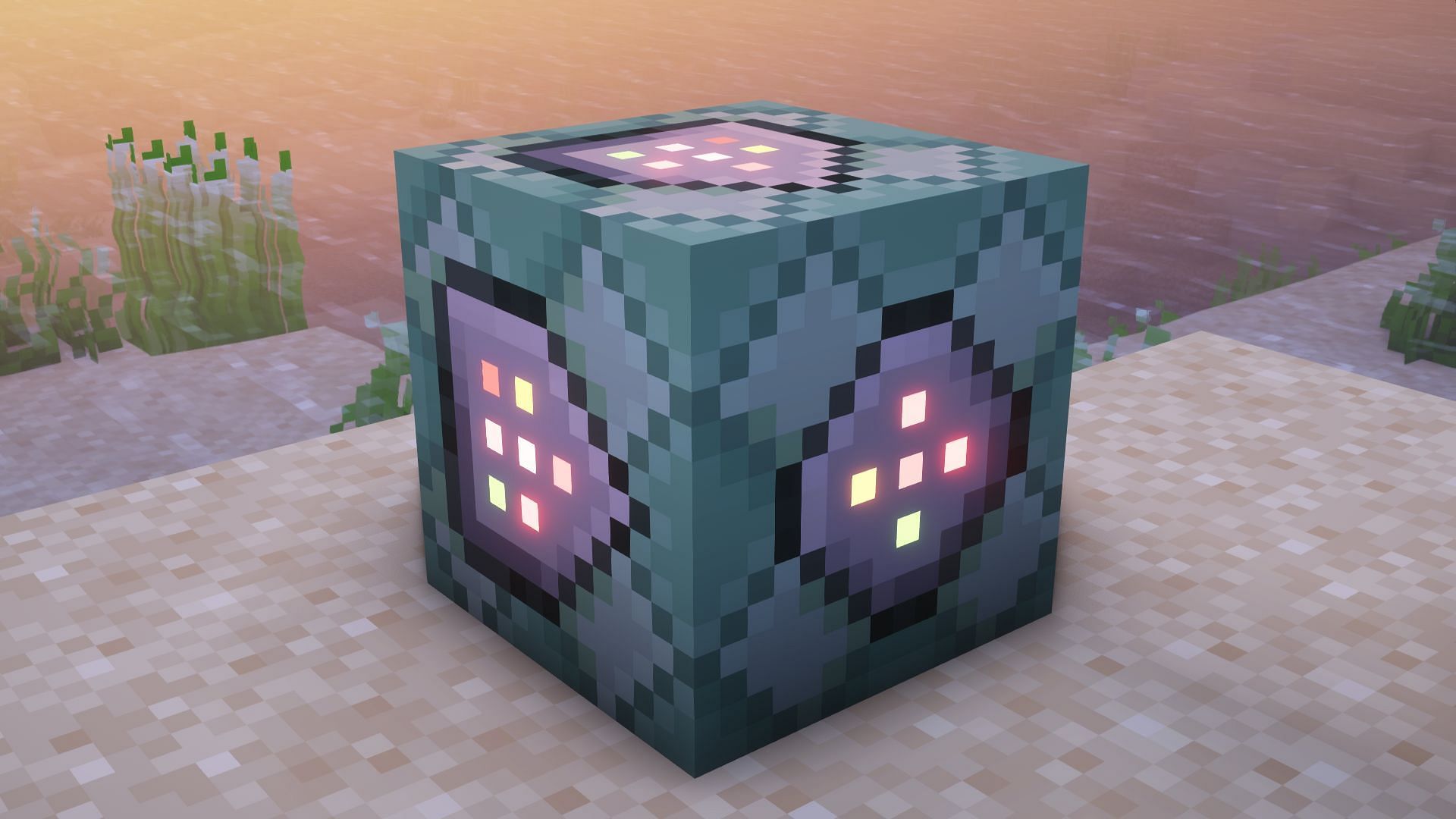 Chain command block executes a command every time it is triggered when active (Image via Mojang Studios)