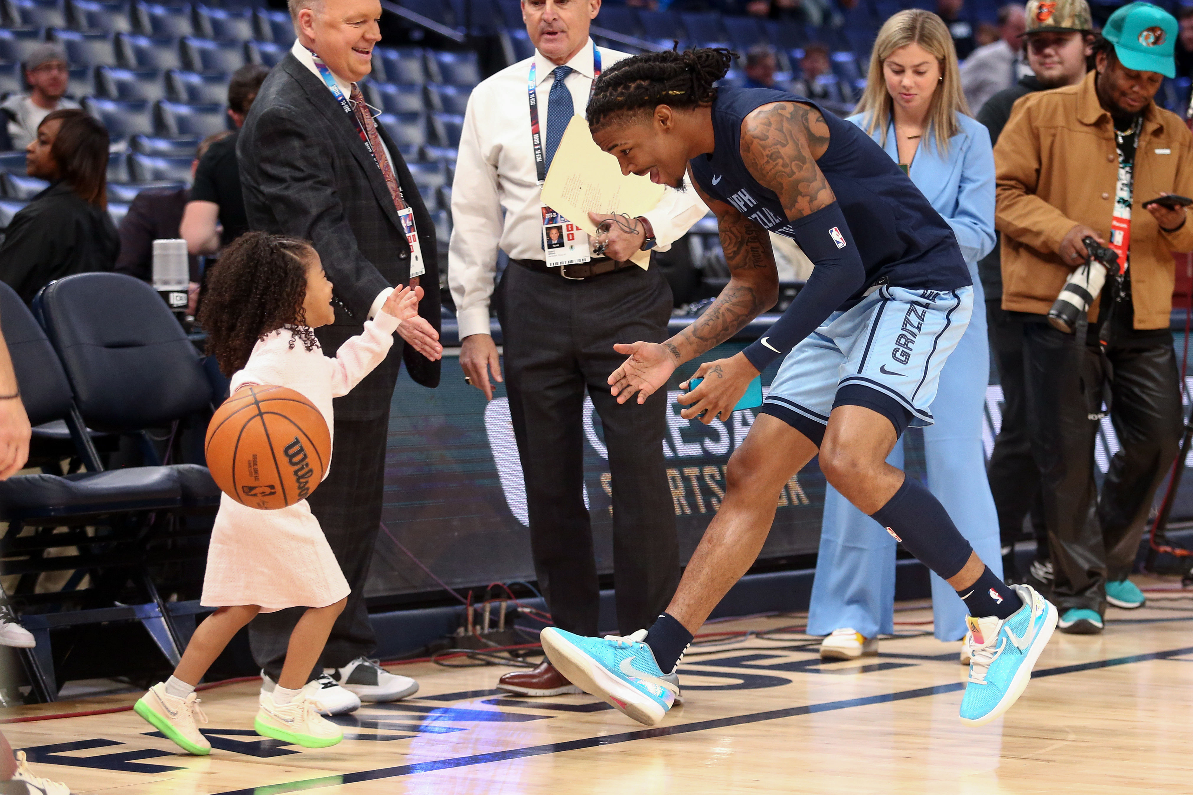 Ja Morant&#039;s daughter helped him realize he needed help. (Photo: IMAGN)