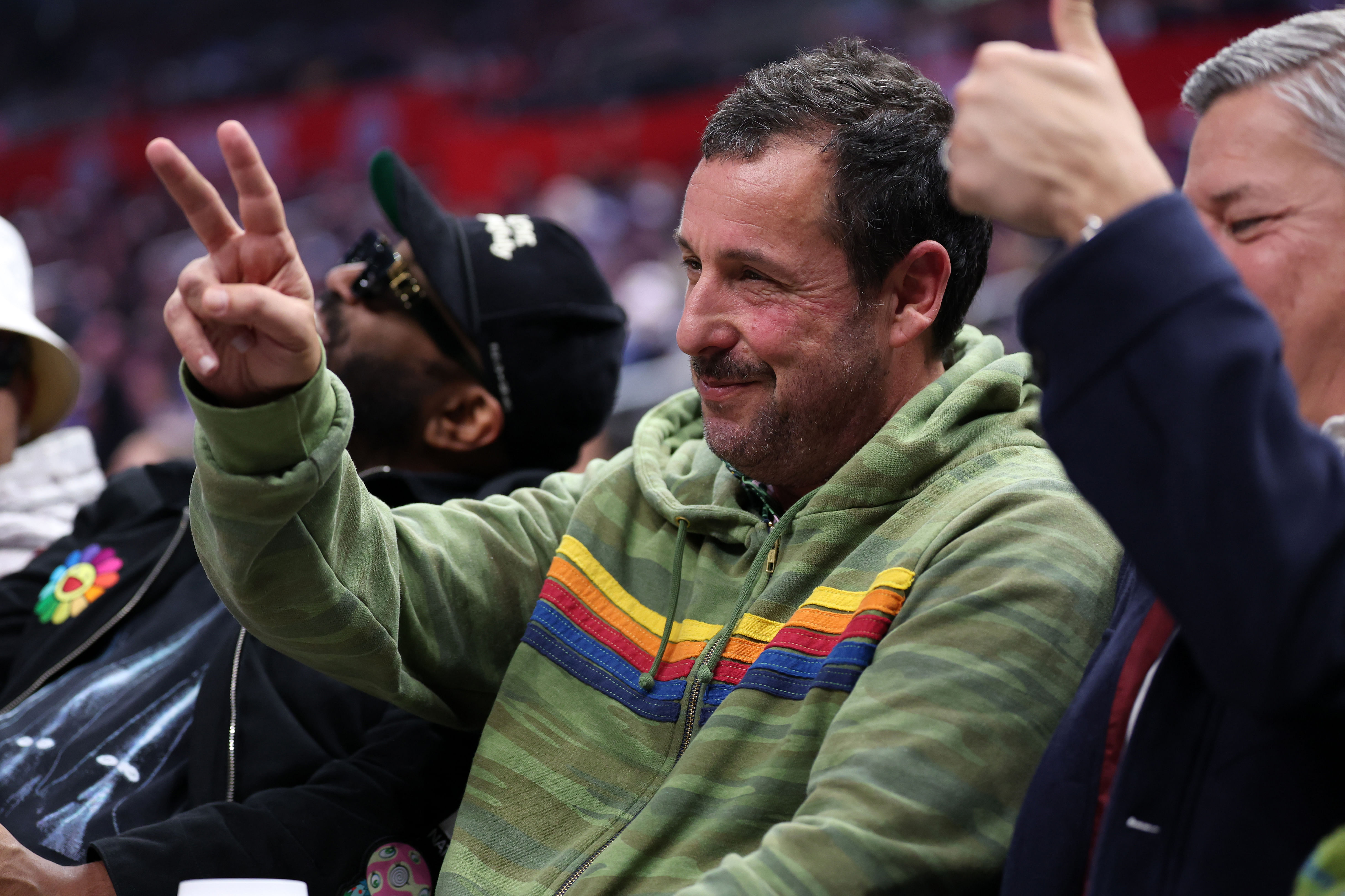 Adam Sandlers at an NBA game - Source: Imagn