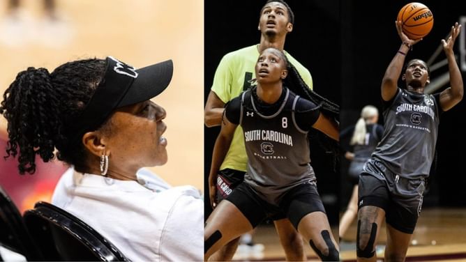 “You got enough in the room”: 3x national champ Dawn Staley shows faith in South Carolina team for another national championship