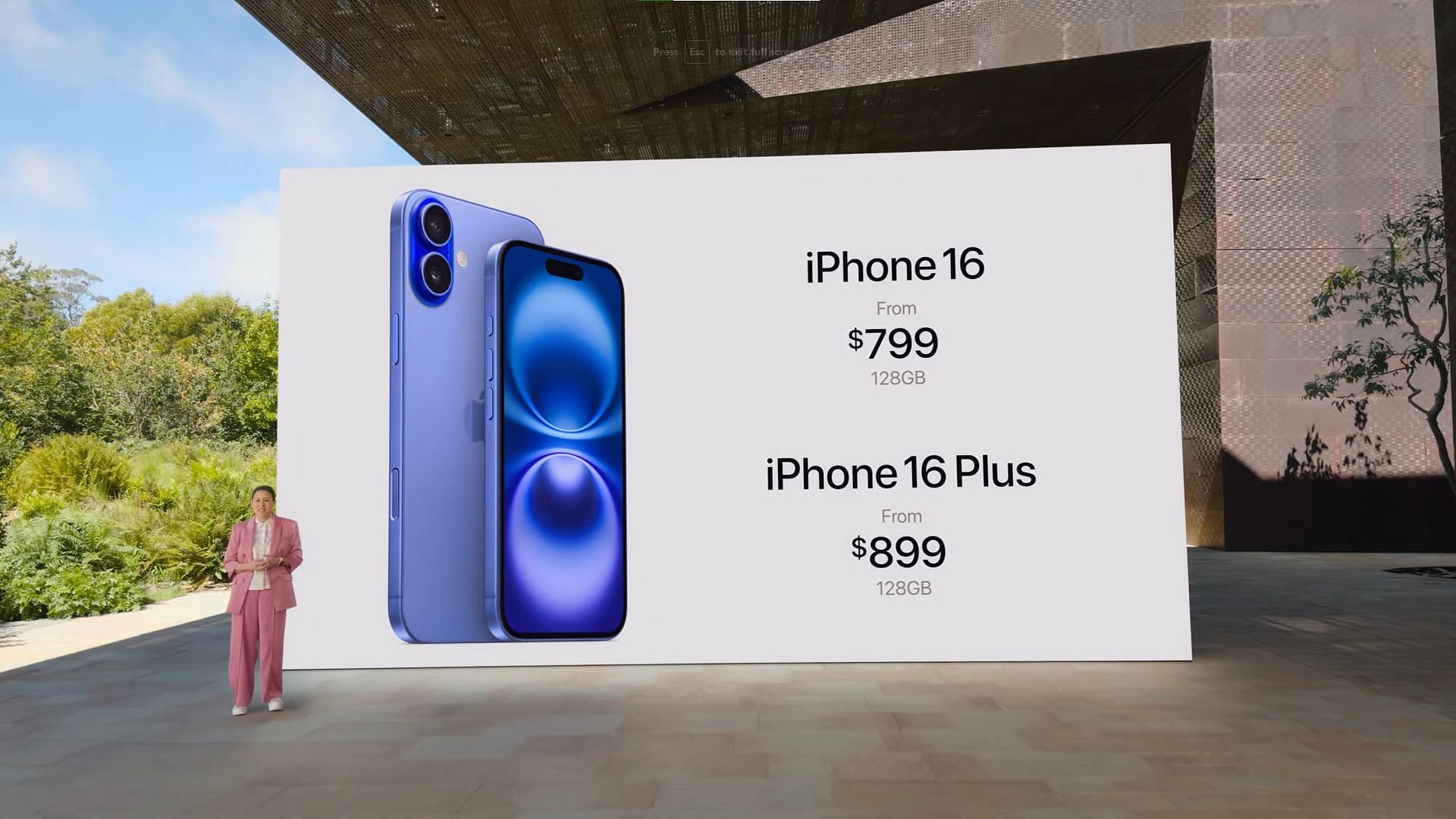 iPhone 16 pricing (Image via Apple)