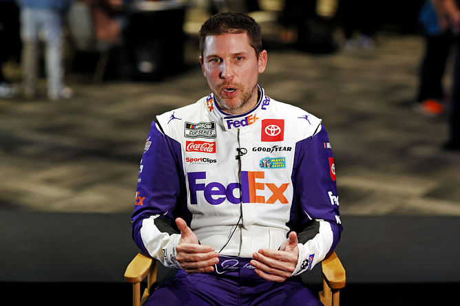 "Just go all out": Denny Hamlin points towards a shift in playoff strategy ahead of Kansas