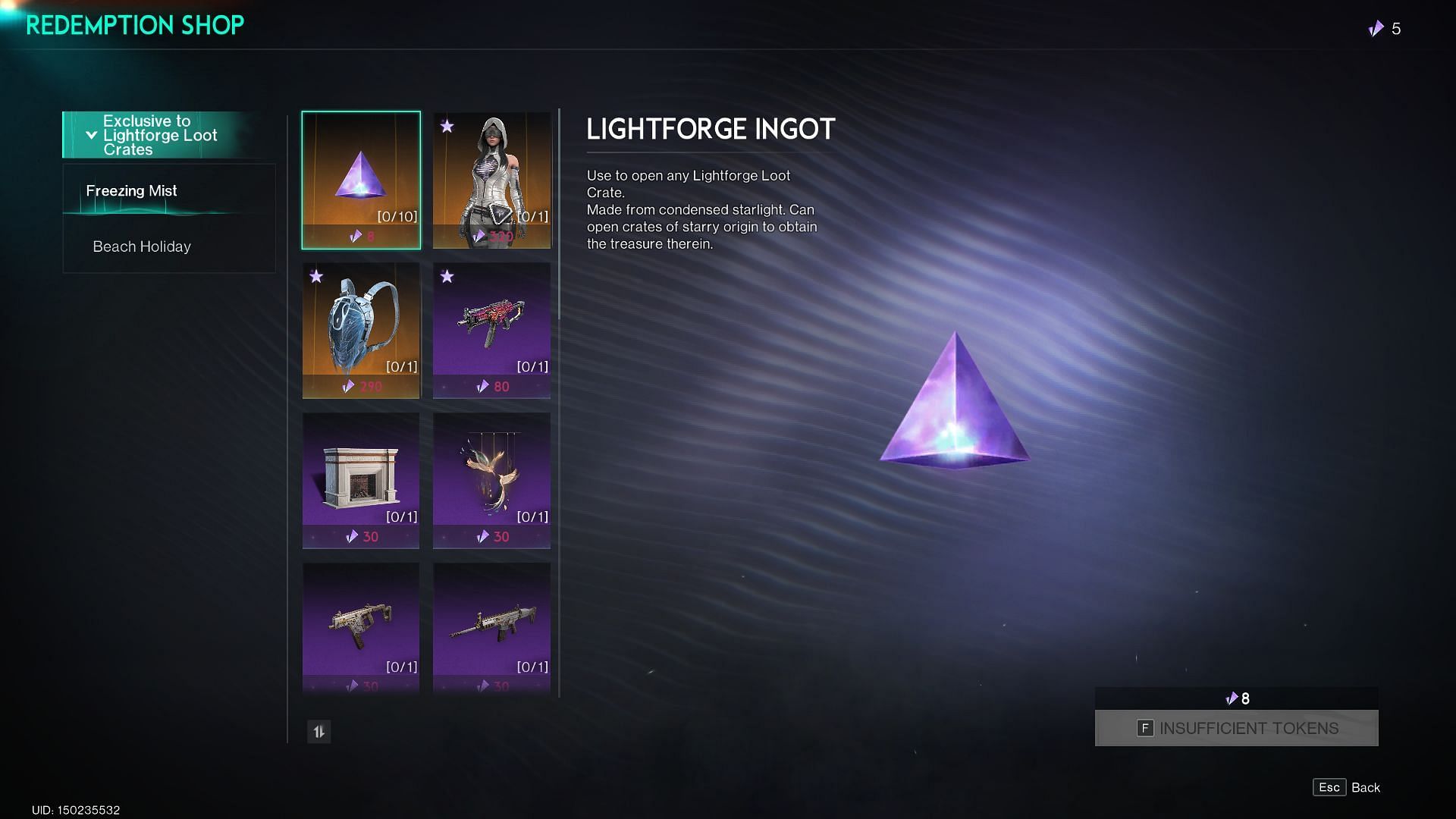 The Freezing Mist Lightforge Loot Crate in Once Human (Image via Starry Studio)