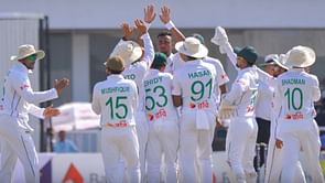 How many times have Bangladesh clean swept a Test series of minimum 2 matches?