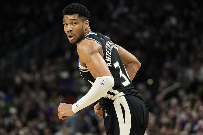 In Photos: $120 billion brand honors Giannis Antetokounmpo’s wedding with special colorway for star's 'Freak 6' signature shoe