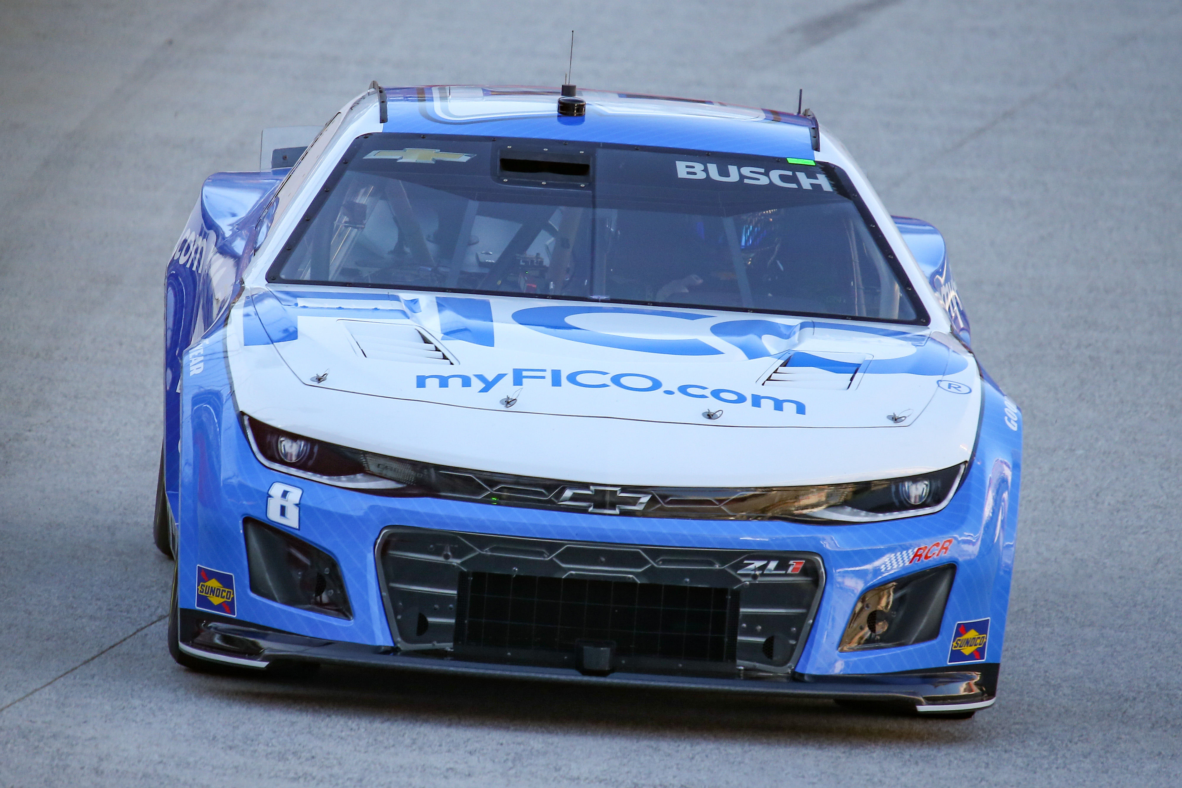 NASCAR Cup Series driver Kyle Busch (8) during practice for the Food City 500 at Bristol Motor Speedway (Source: Imagn)