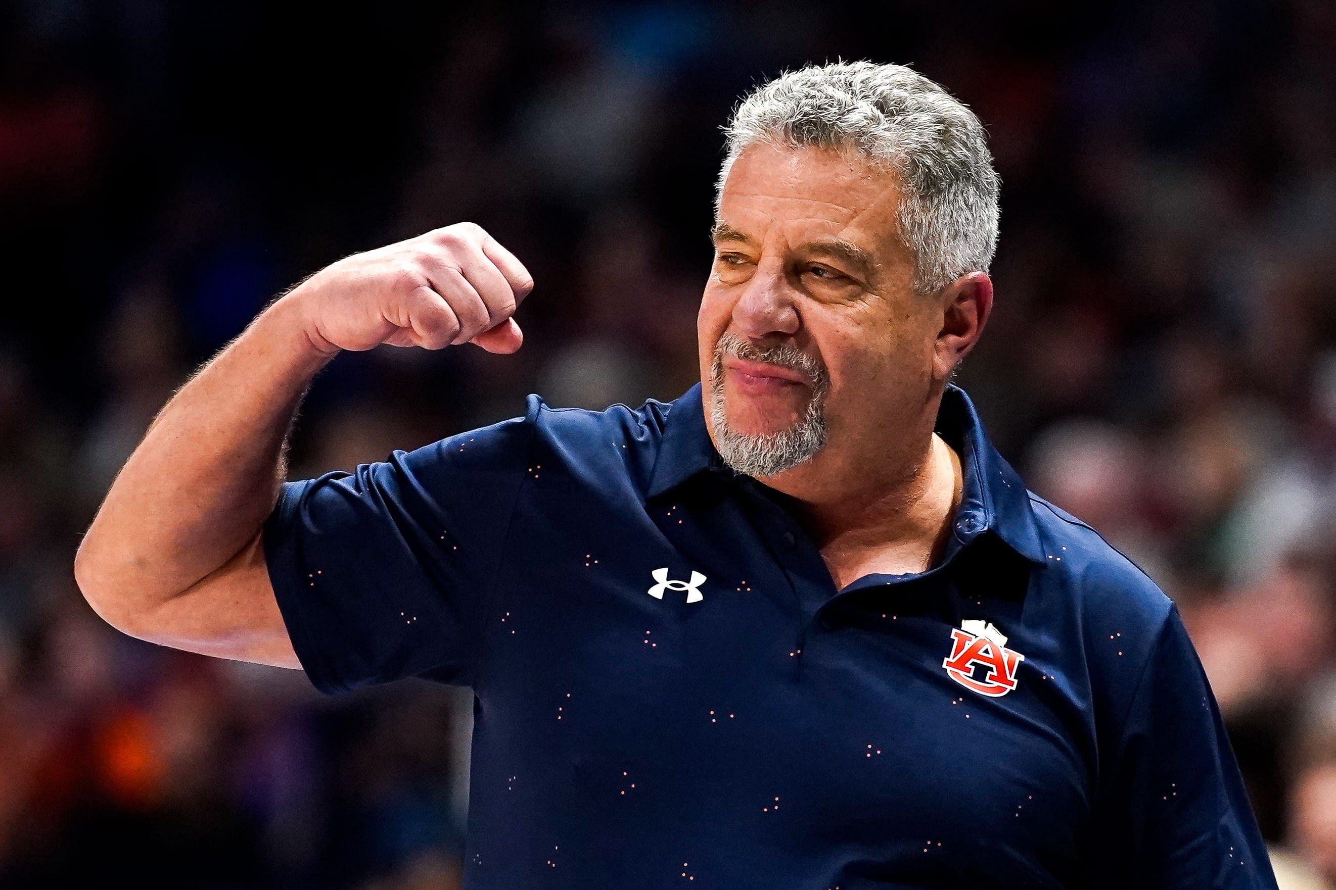 Bruce Pearl led the Auburn Tigers to their second SEC Tournament win in three years. (IMAGN)