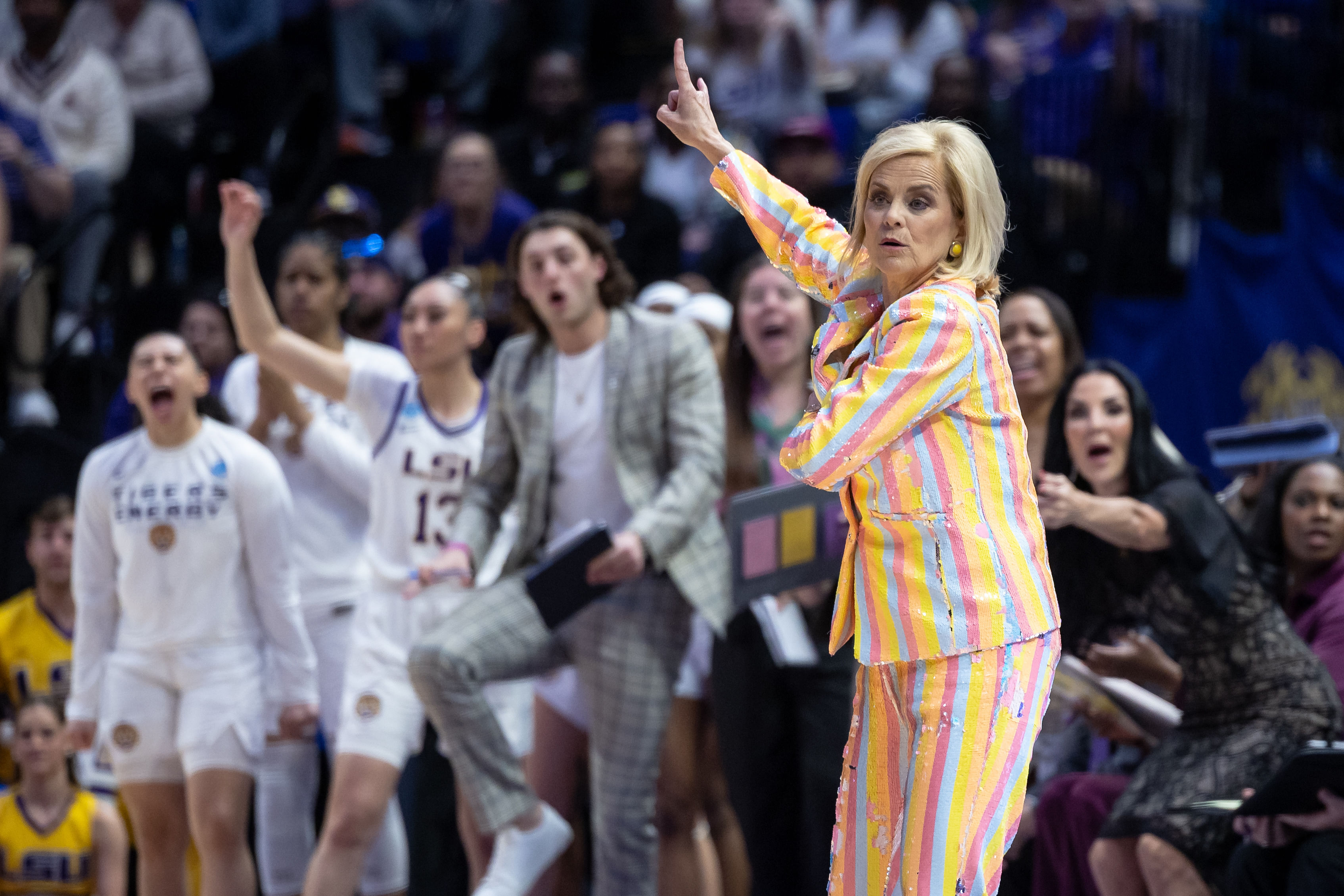 Kim Mulkey has been critical to the LSU Lady Tigers&#039; changing fortunes in recent times - Image via Imagn