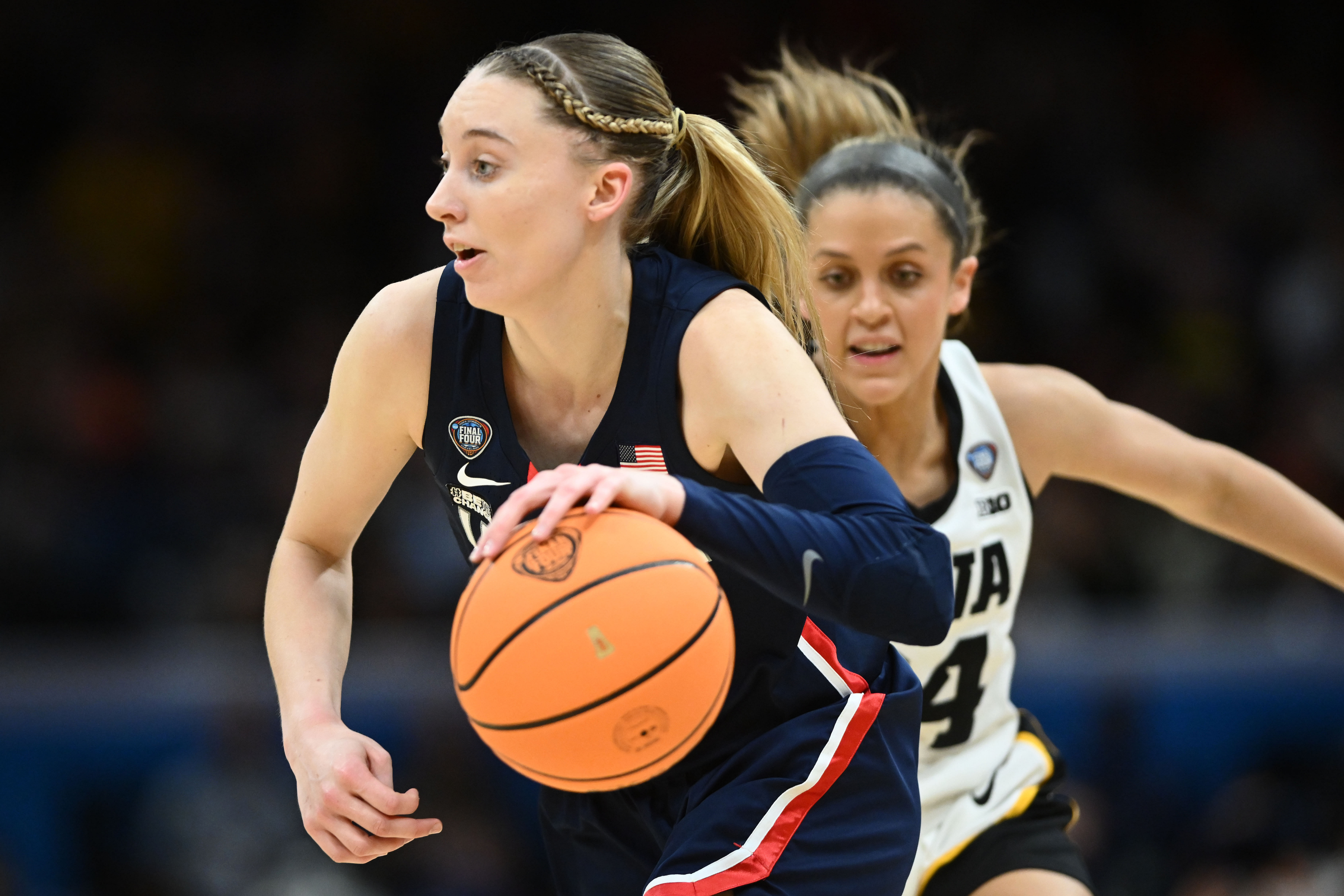 NCAA Womens Basketball: Final Four National Semifinal-Connecticut vs Iowa - Source: Imagn