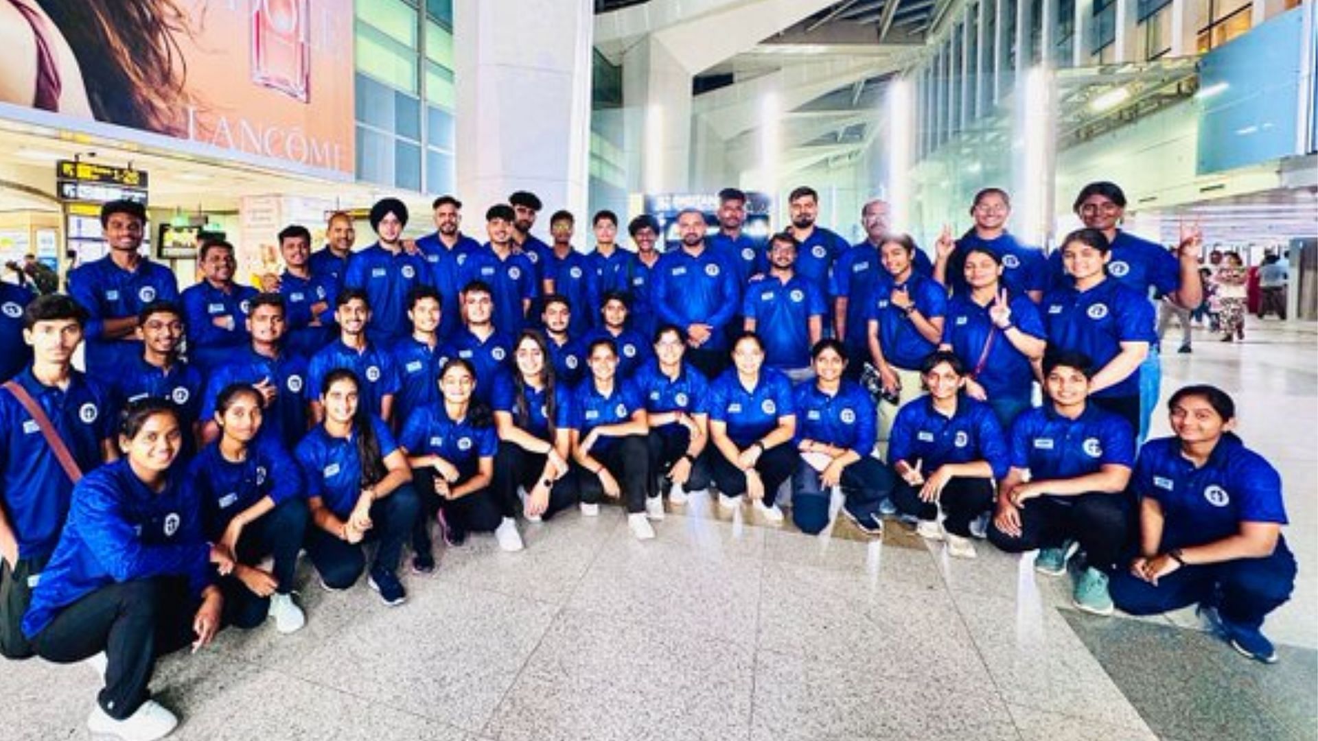 Indian contingent for Asian Youth Archery Championship 2024 (Image Credits: SAI Media/X)