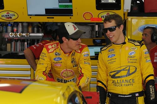 Logano and Keselowski in 2014 - Source: Getty