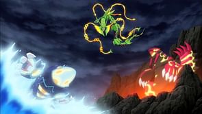 Pokemon Kyogre, Groudon, and Rayquaza lore explained