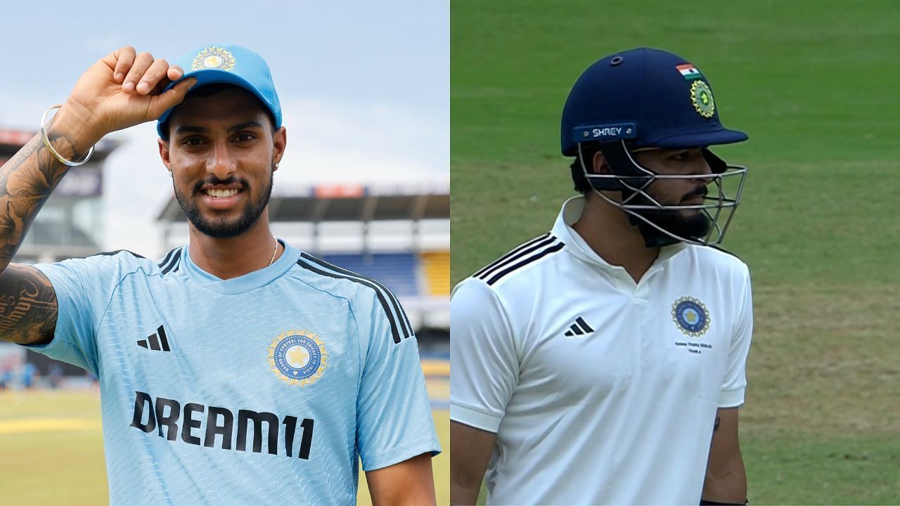tilak varma riyan parag flop performance in duleep trophy 2024 india a vs india d