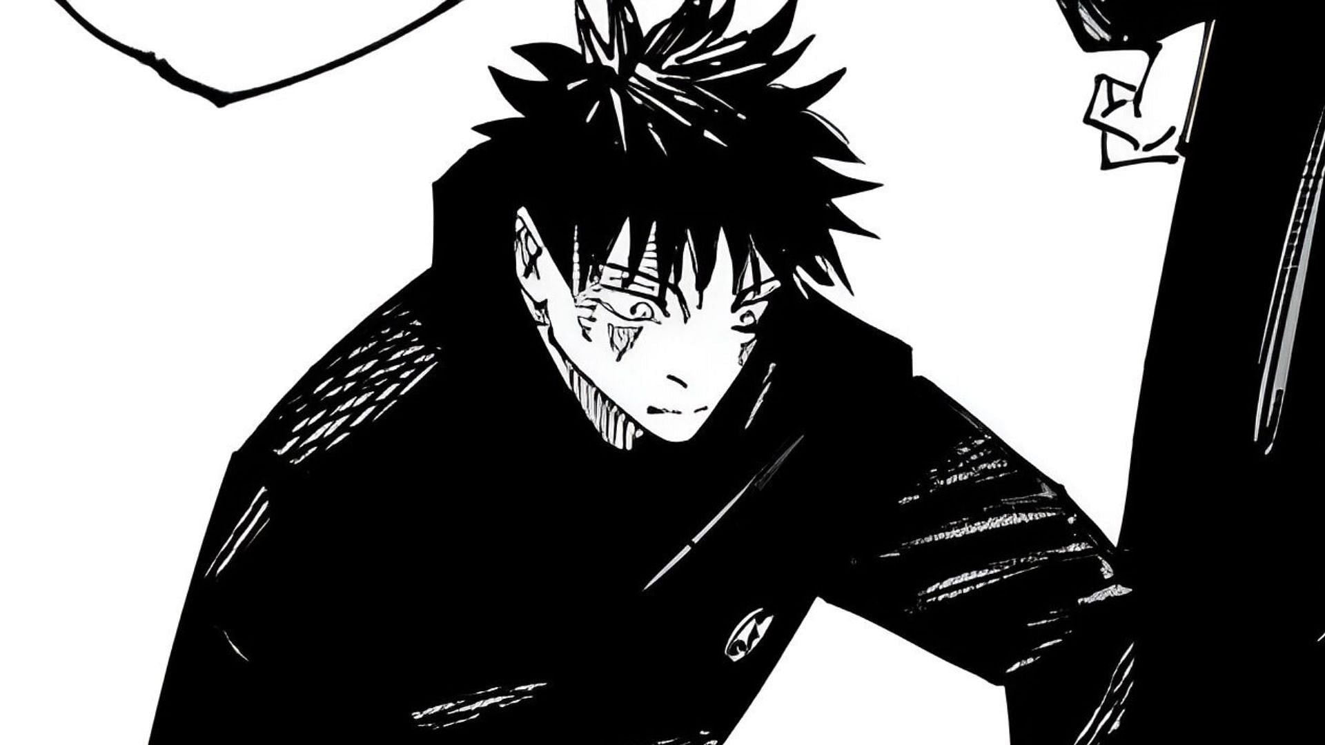 Megumi Fushiguro as seen in the Jujutsu Kaisen manga (Image via Shueisha)