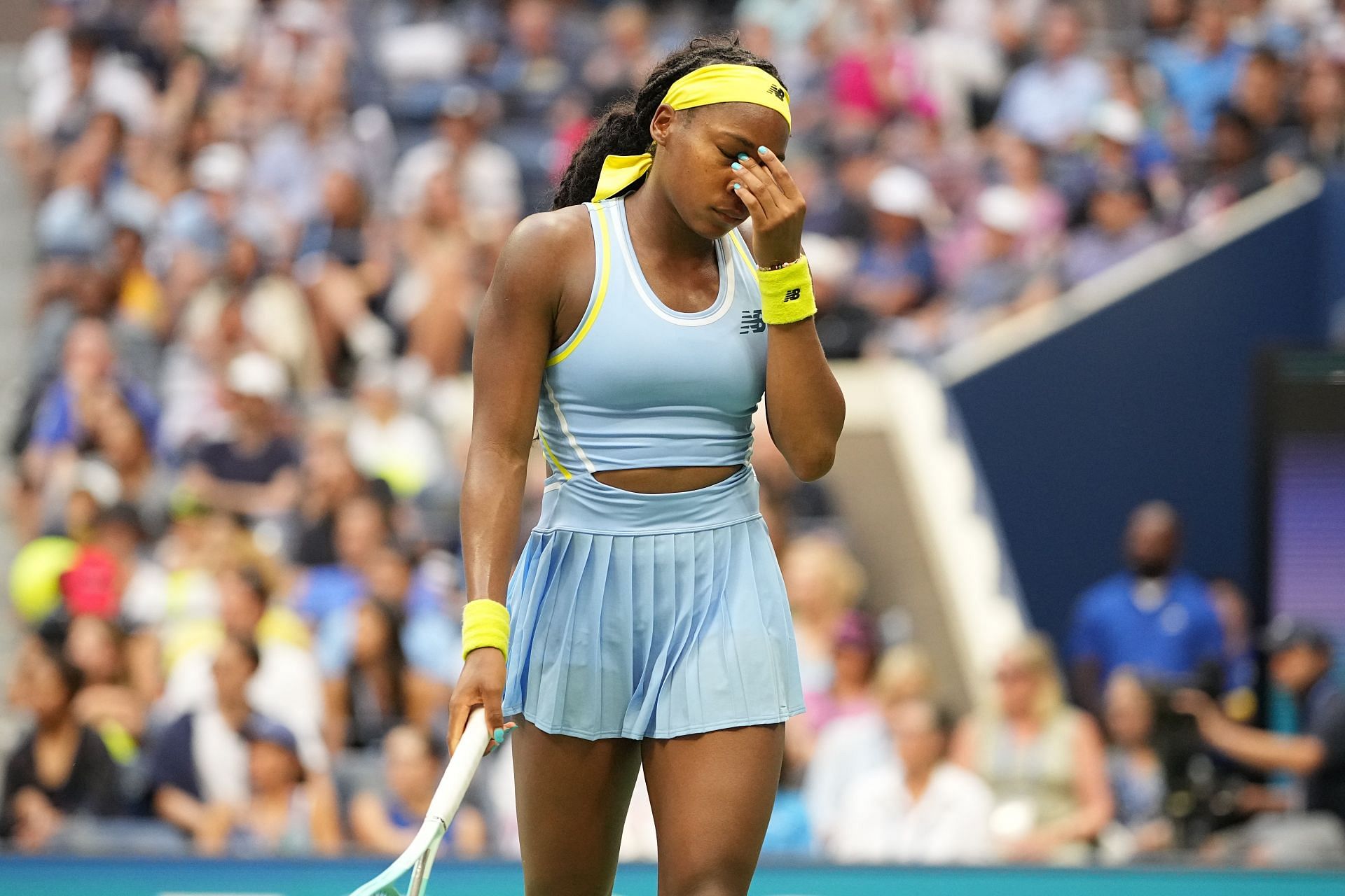 Coco Gauff at the 2024 US Open (Image via Getty)