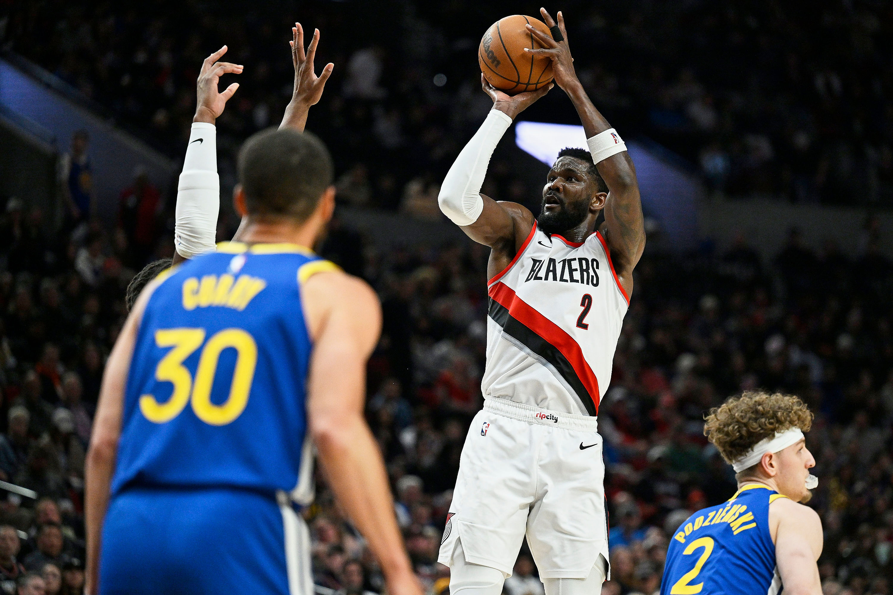 Portland Trail Blazers center Deandre Ayton (Image Credit: Troy Wayrynen-Imagn Images)