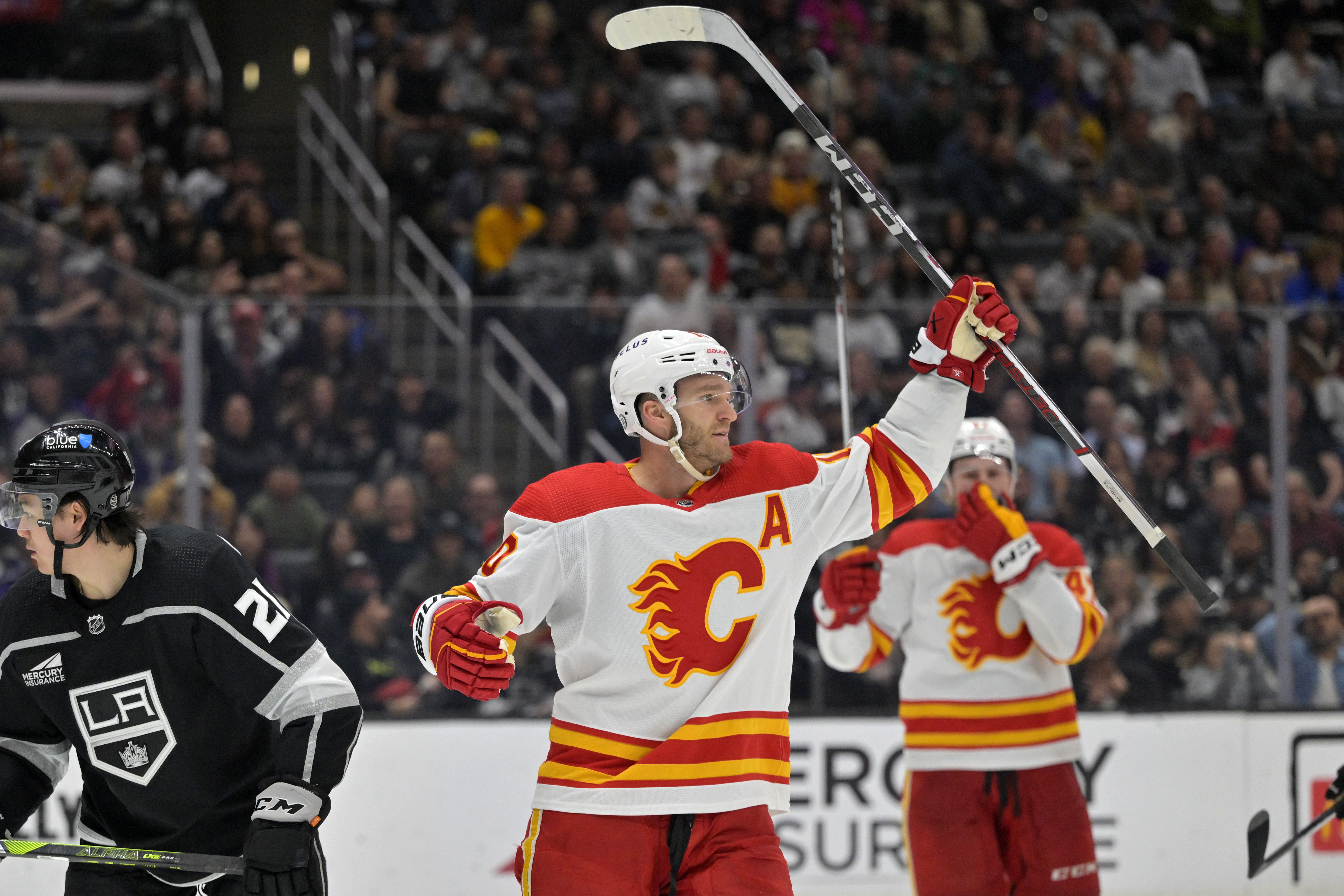 NHL: Calgary Flames at Los Angeles Kings - Source: Imagn