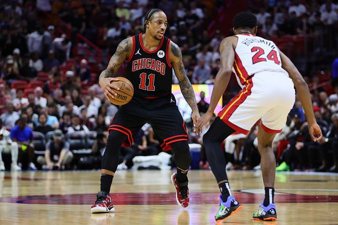 "He was incredible on a bad knee" - DeMar DeRozan reveals taking inspiration from Michael Jordan's Wizards era
