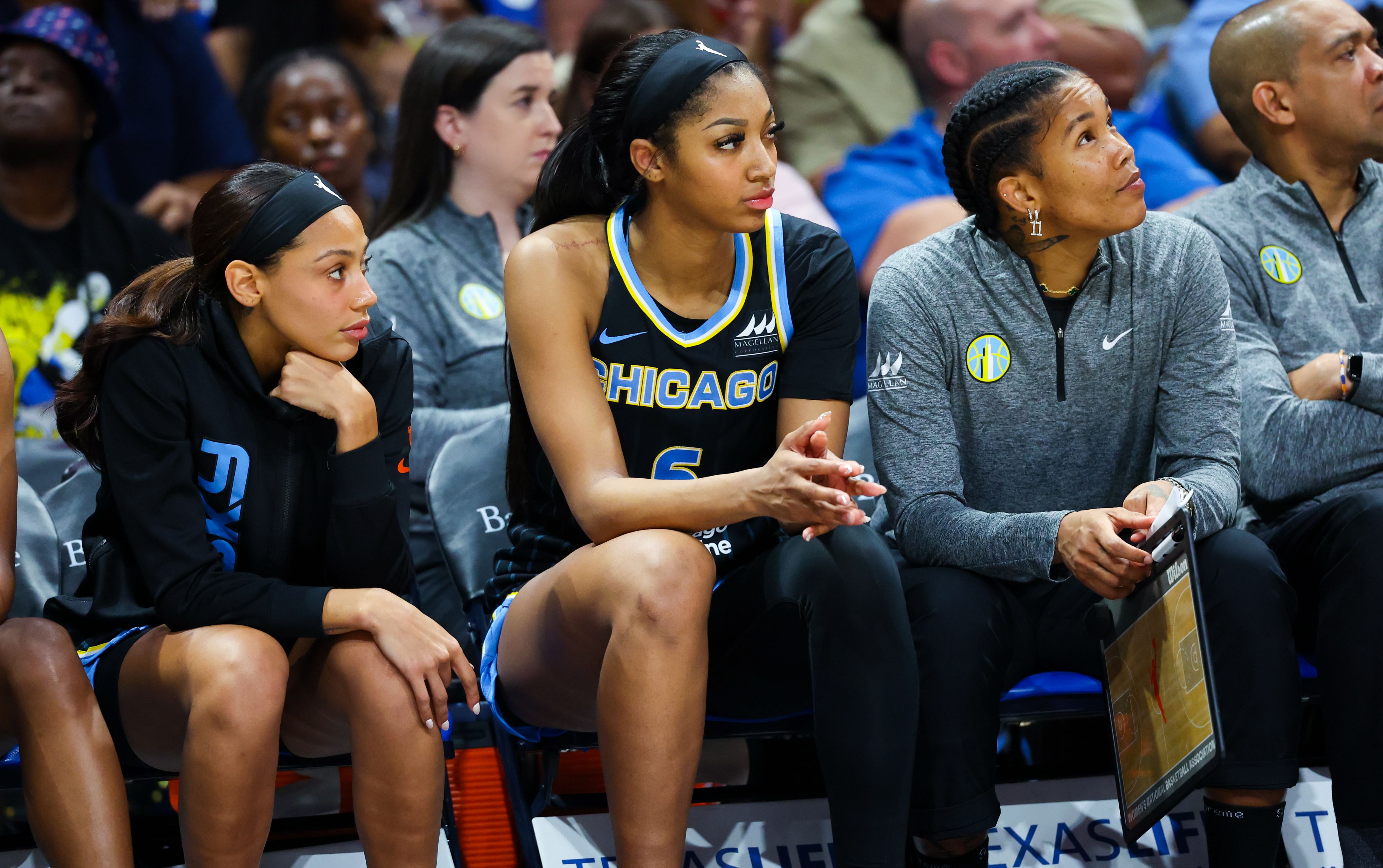 Angel Reese, Kamilla Cardoso and the rest of the Sky will be busy this offseason. (Photo: IMAGN)