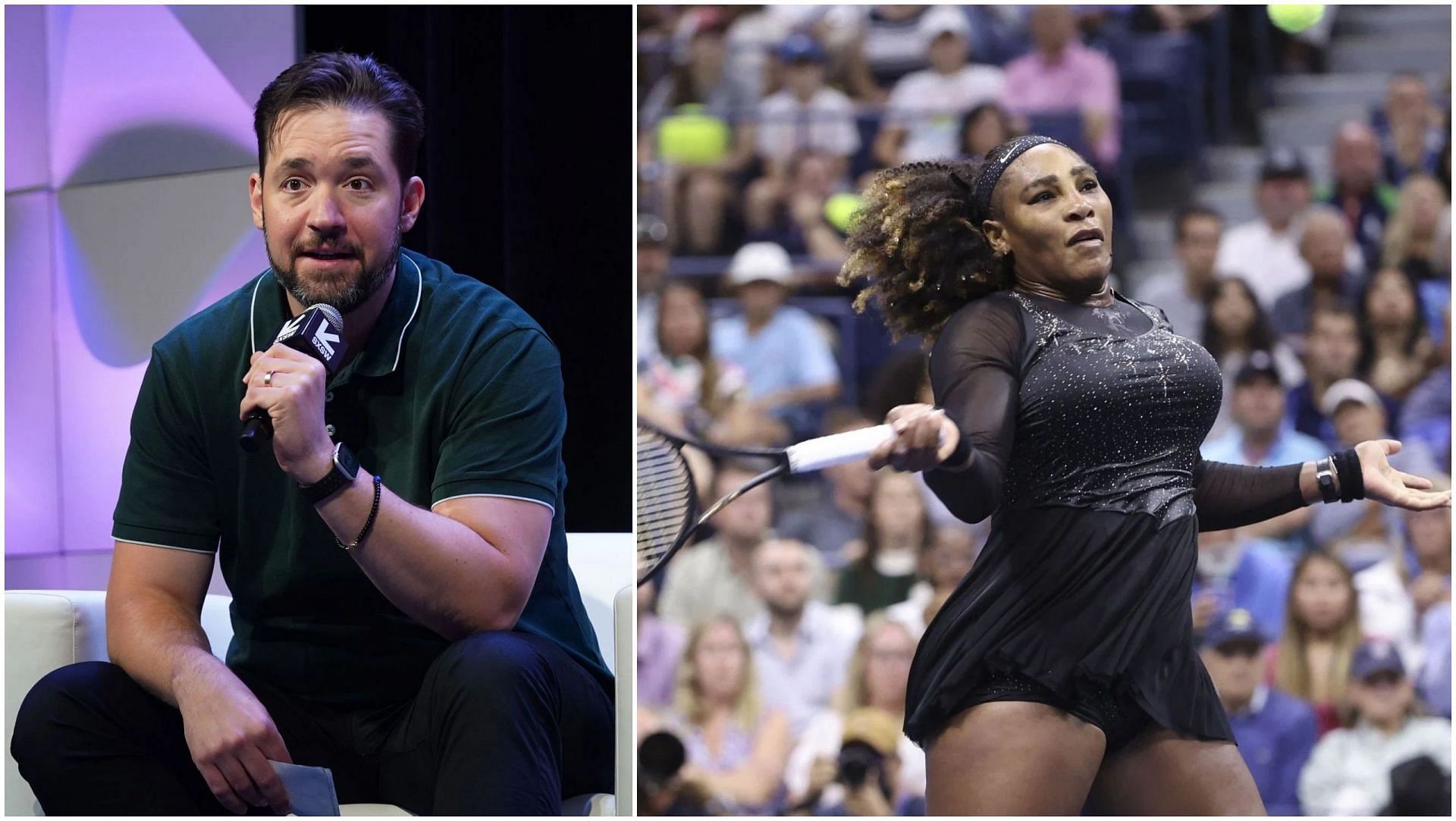 Serena Williams and Alexis Ohanian