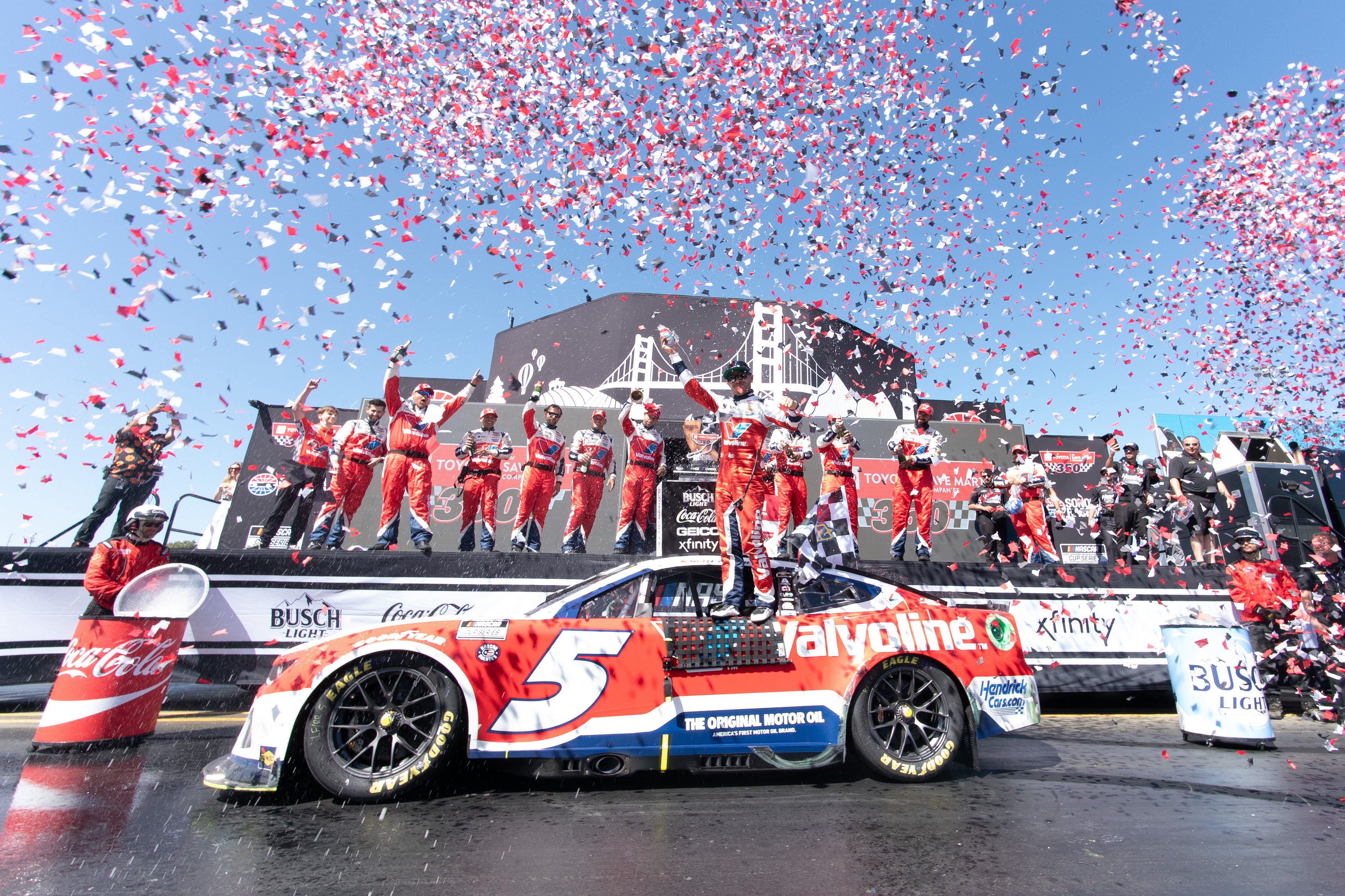 Kyle Larson won at 2024 Sonoma Raceway - Source: Imagn