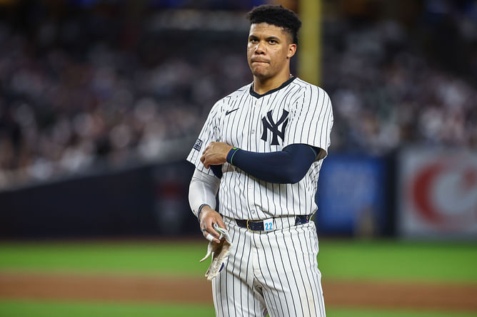 "Lived up to every stitch of it" - MLB analyst lauds Juan Soto, credits Yankees GM for acquiring superstar slugger from Padres