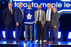 Maple Leafs’ first-round pick Ben Danford misses practice after suffering head injury at training camp