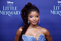 "No wonder his posture be looking cool asf" — Internet reacts to Halle Bailey posing with her "workout partner" & son Halo