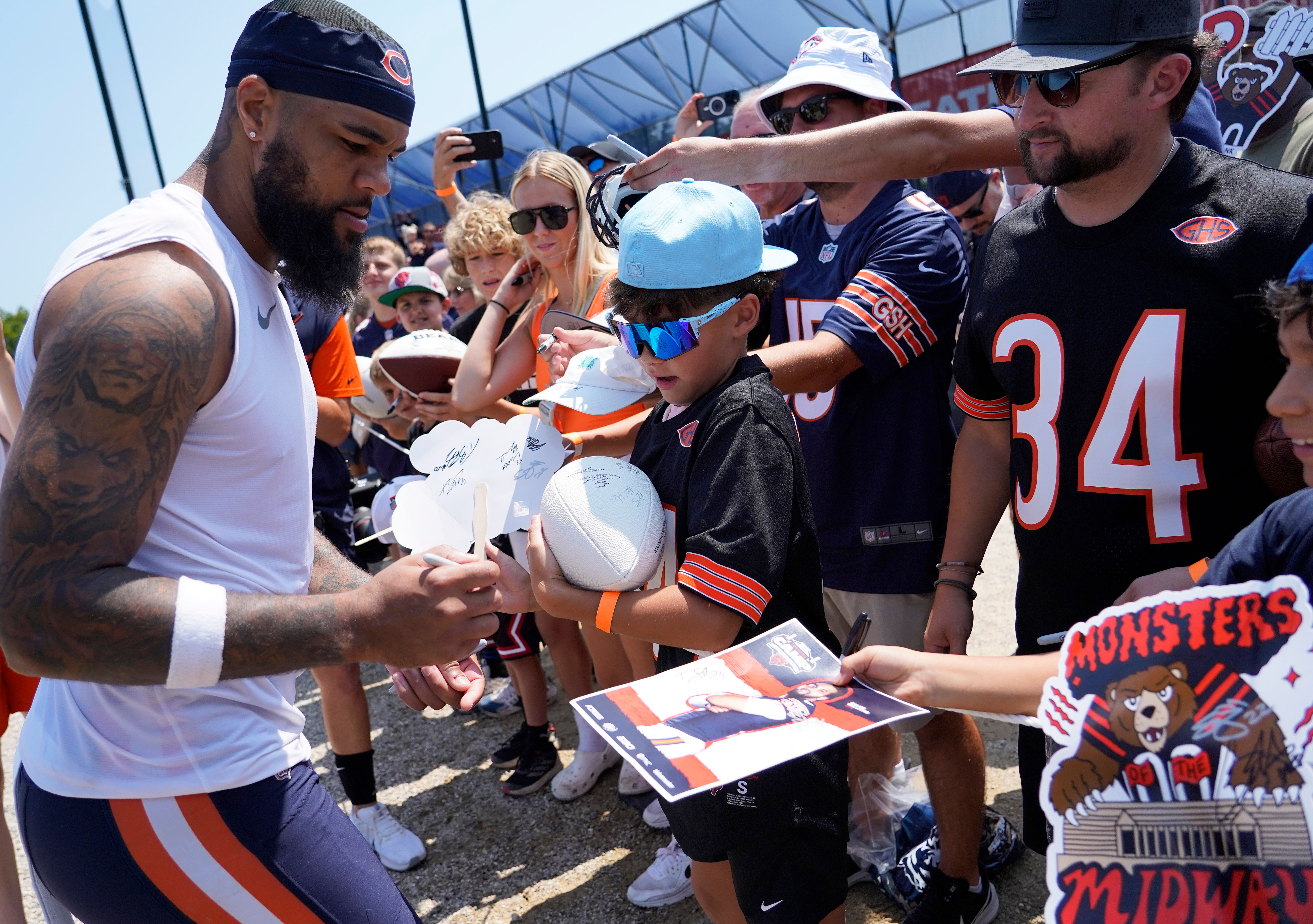 NFL: Chicago Bears Training Camp - Source: Imagn