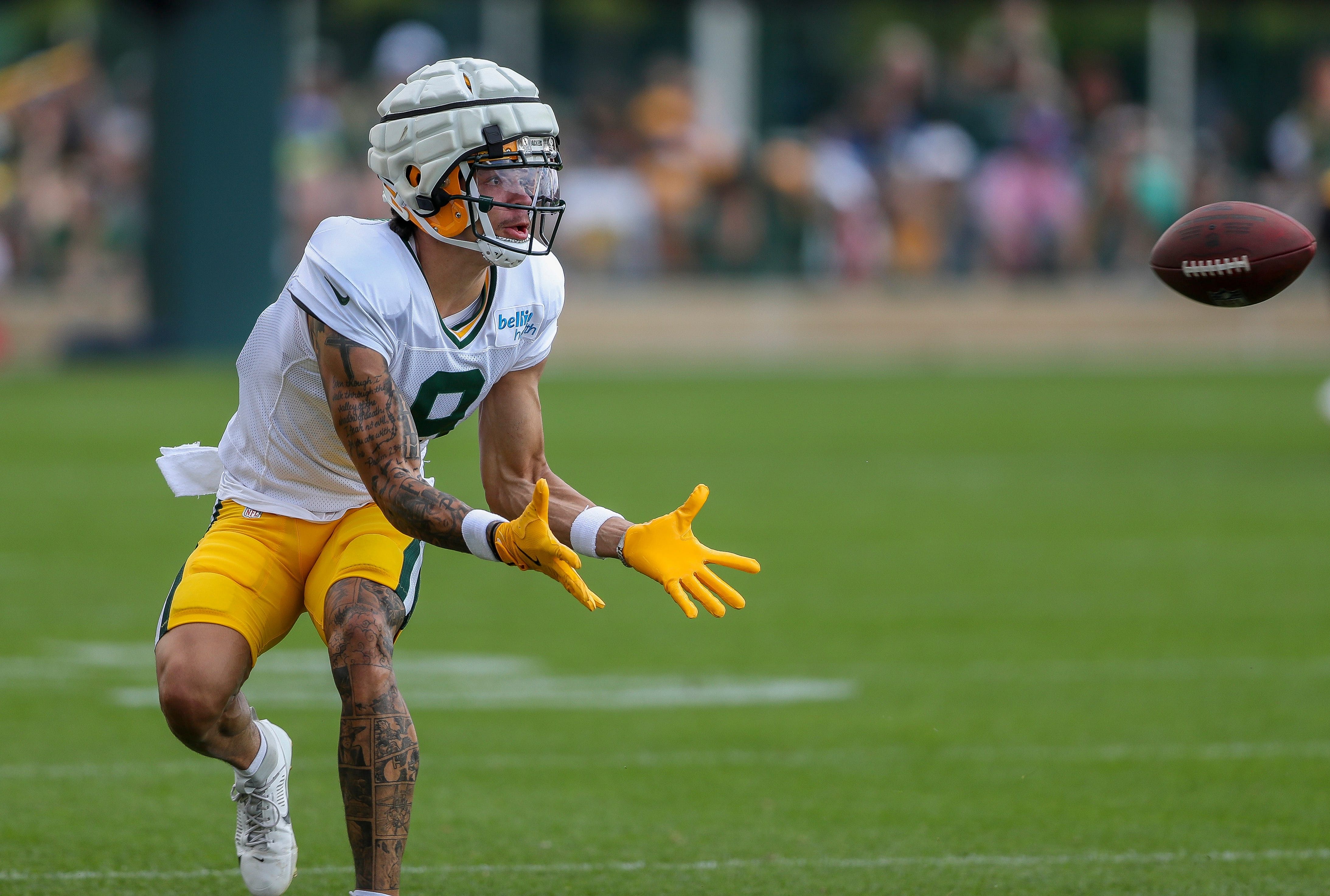 Green Bay Packers WR Christian Watson- Source: Imagn