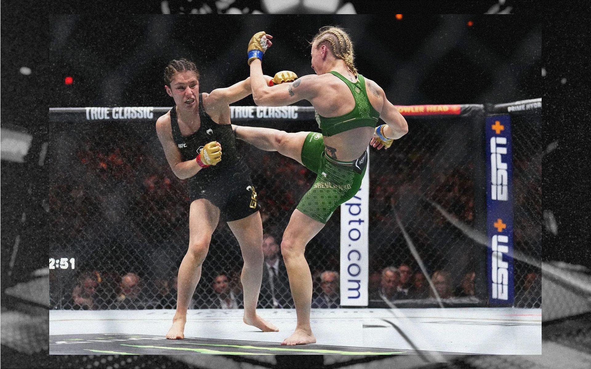 Alexa Grasso vs. Valentina Shevchenko fight highlights. [Image courtesy: Getty Images]