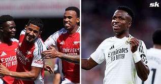 Real Madrid ace Vinicius Jr. salutes Arsenal star for being brave and courageous in 2-2 draw with Manchester City