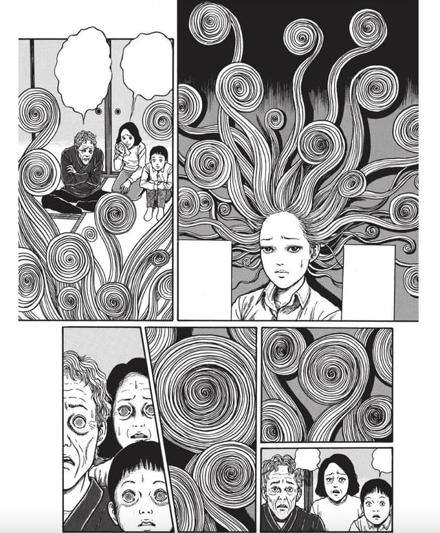 Why did Kirie cut her hair in Uzumaki?