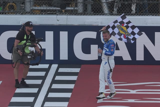 How does the ‘green-white-checkered’ rule work in NASCAR?