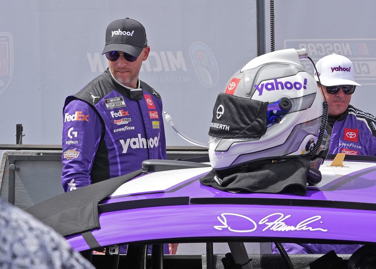 “It’s a tough spot”: Denny Hamlin speaks on 23XI Racing’s bittersweet ...