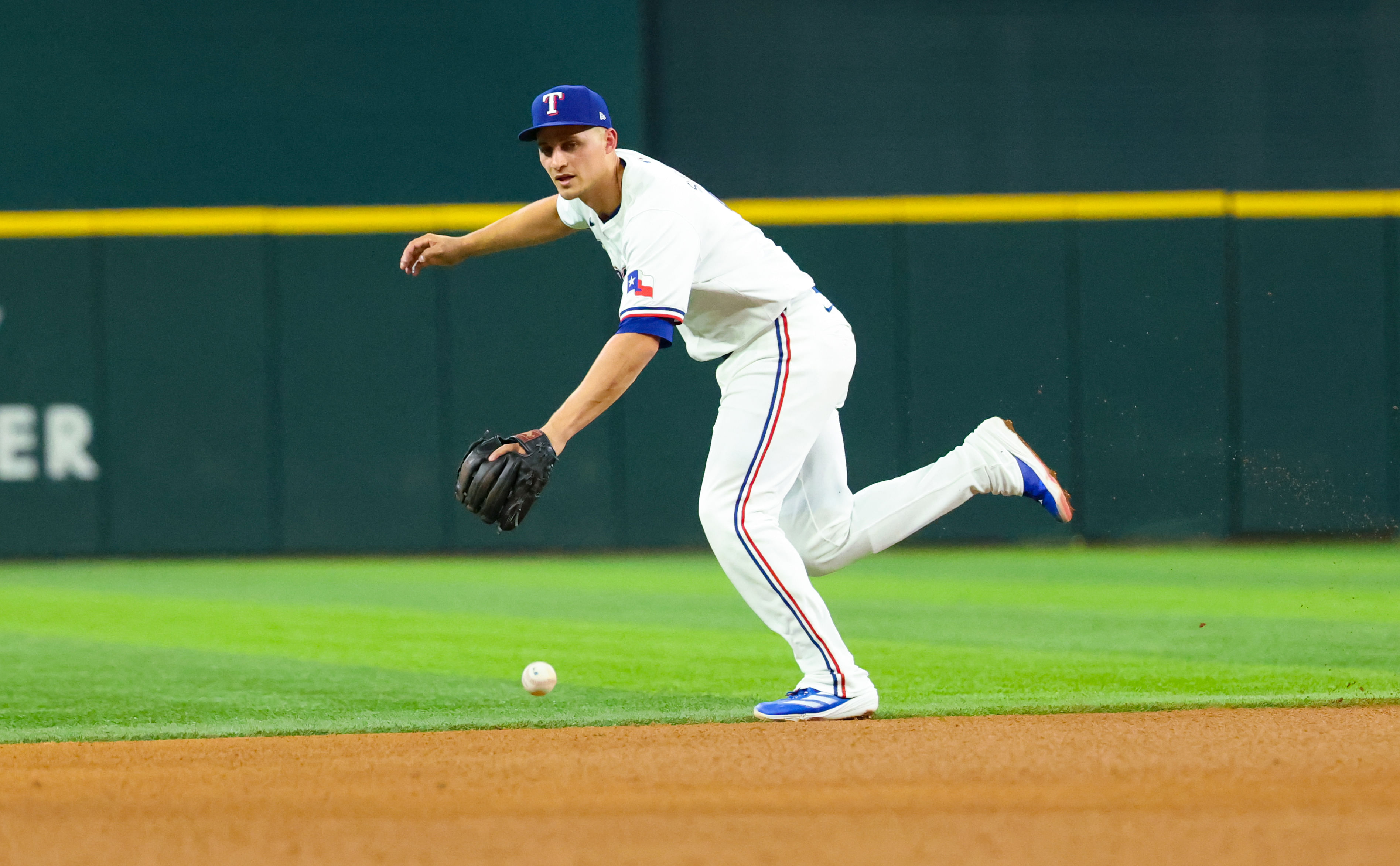 Corey Seager underwent hernia surgery in January (Photo Credit: IMAGN)