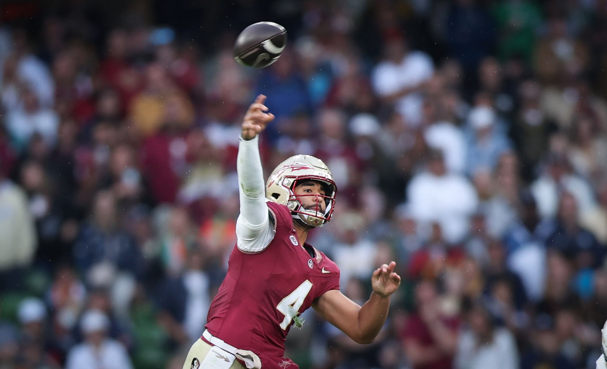 DJ Uiagalelei is starting at QB for FSU- Source: IMAGN