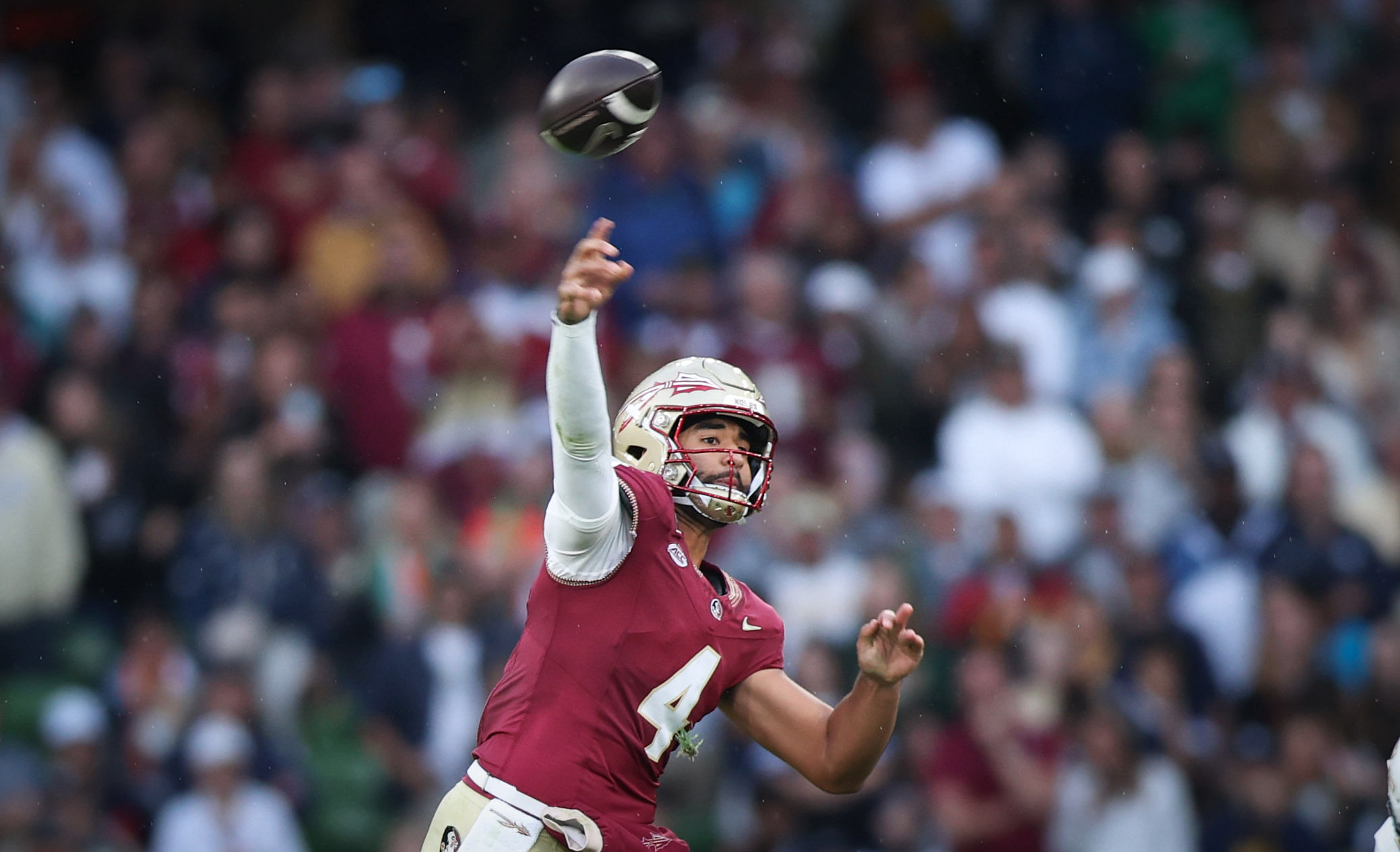 Florida State University quarterback DJ Uiagalelei - Source: Imagn